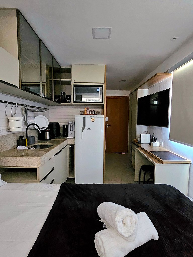 Luxo compacto e linda Vista no Centrinho de Porto
