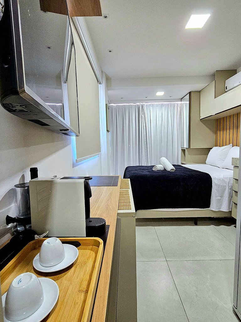 Luxo compacto e linda Vista no Centrinho de Porto