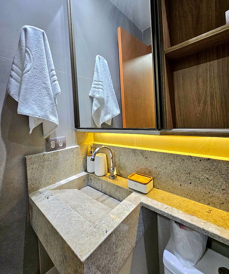 Luxo compacto e linda Vista no Centrinho de Porto
