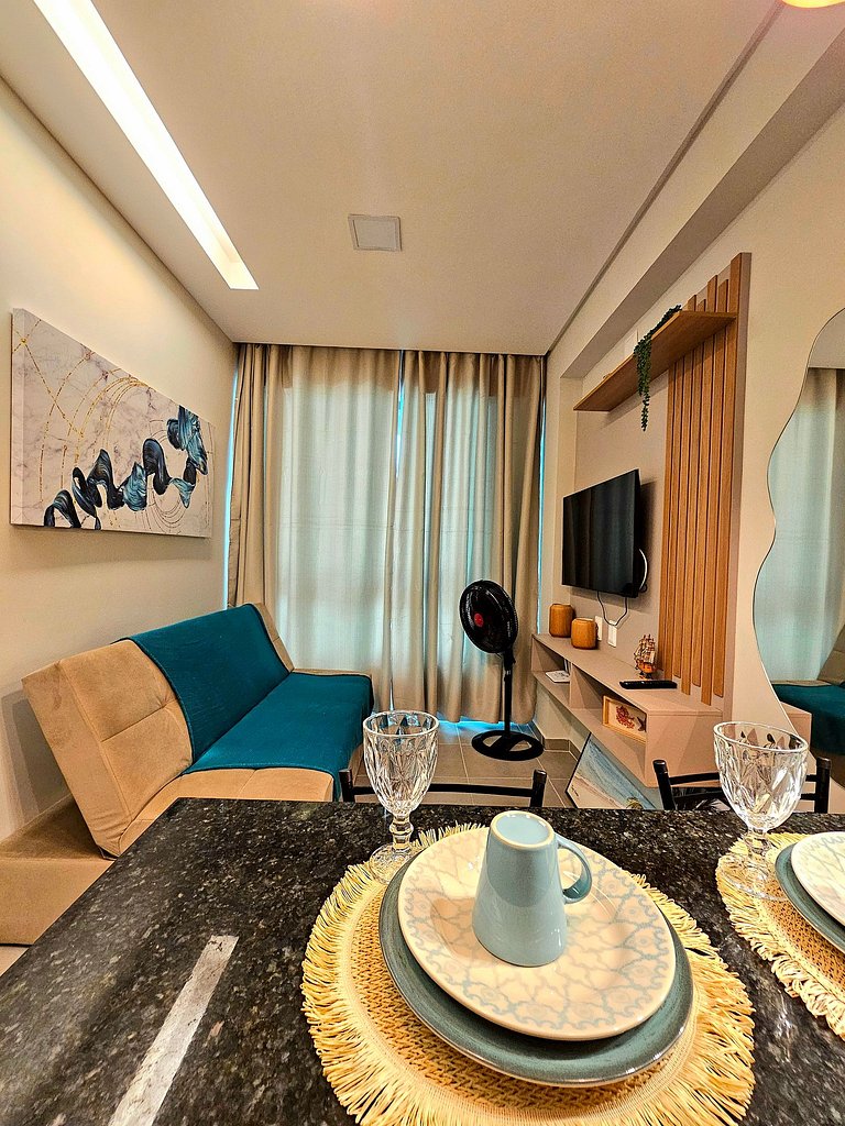 Luxo e conforto com 1 quarto no centro de Porto
