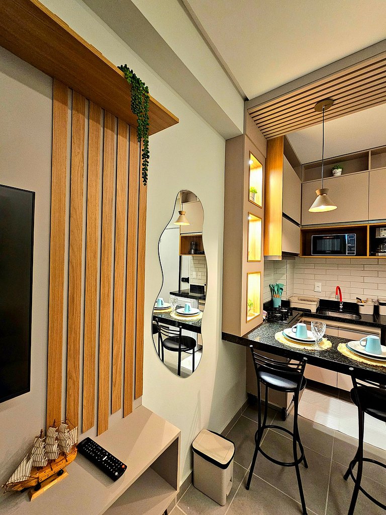 Luxo e conforto com 1 quarto no centro de Porto