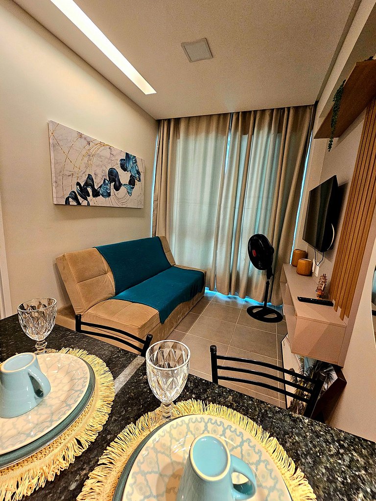 Luxo e conforto com 1 quarto no centro de Porto