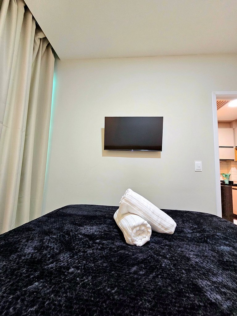 Luxo e conforto com 1 quarto no centro de Porto