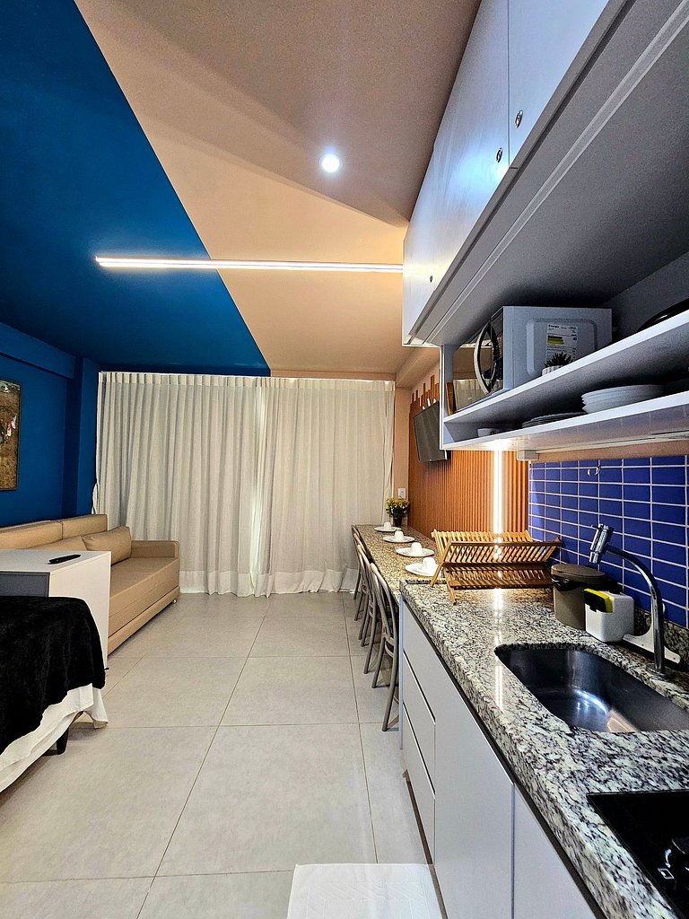 Moderno e equipado no Nixxus Centro de Porto #209