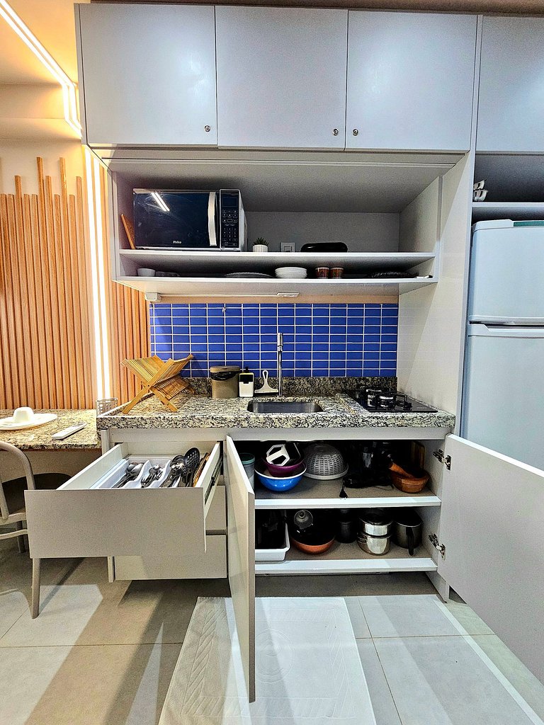 Moderno e equipado no Nixxus Centro de Porto #209