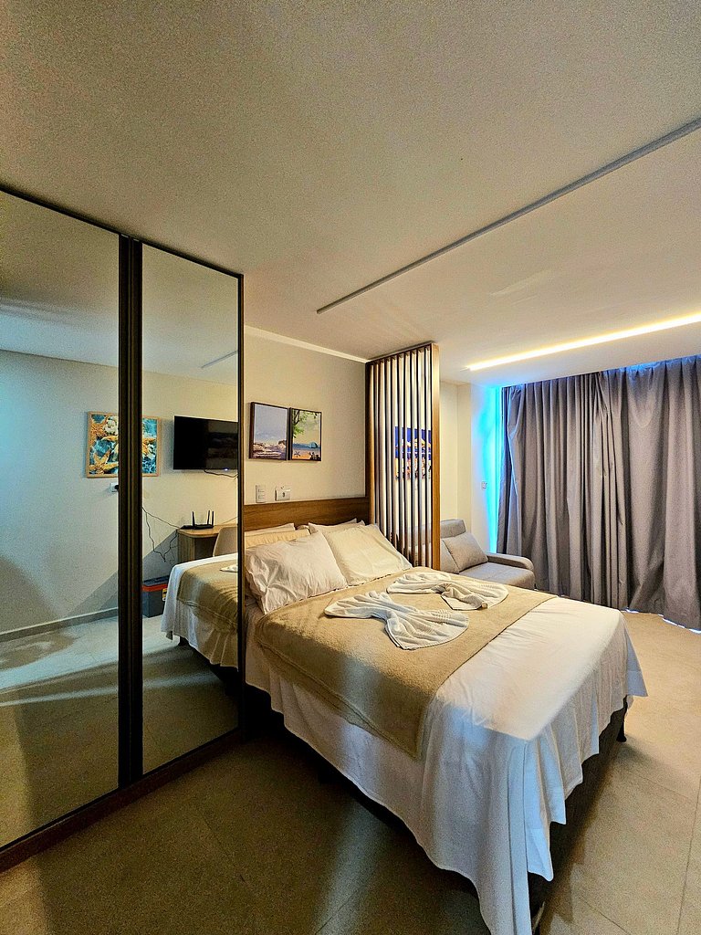 Incrível e equipado com Piscina privativa no Cupe.