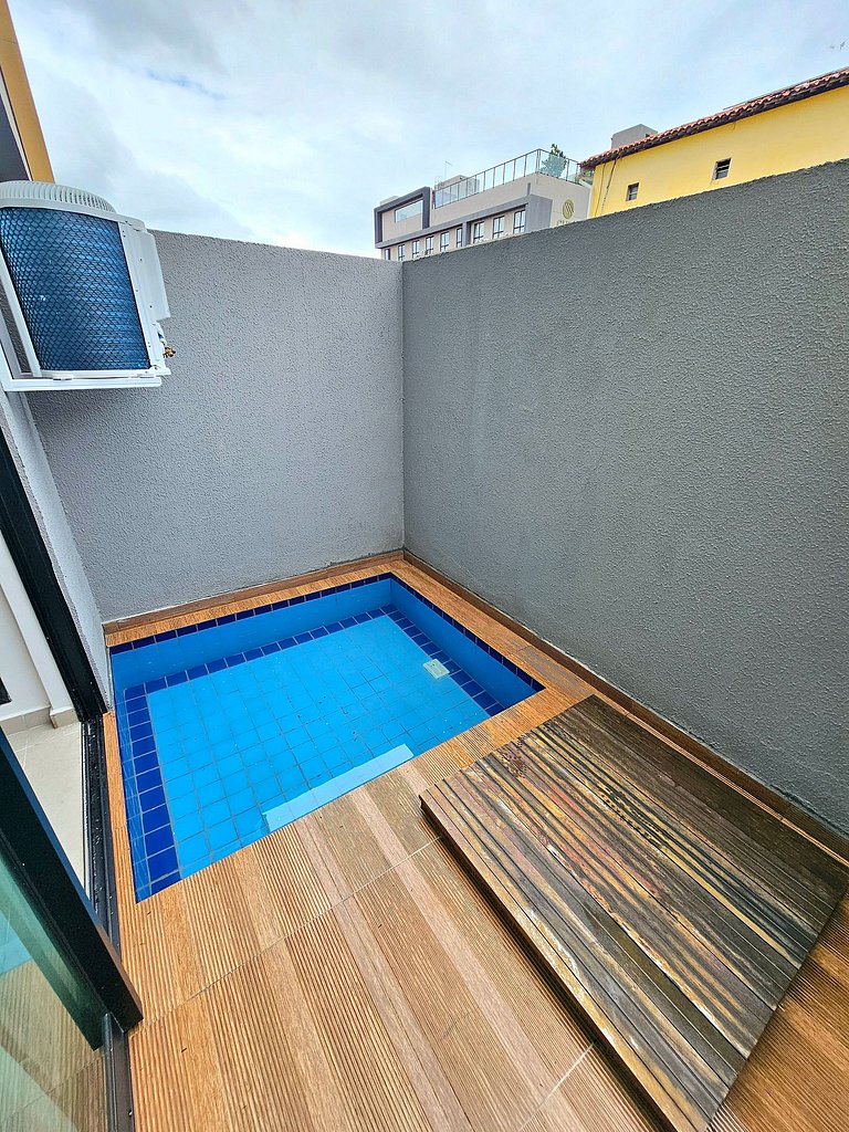 Moderno e Equipado no Cupe com Piscina Privativa