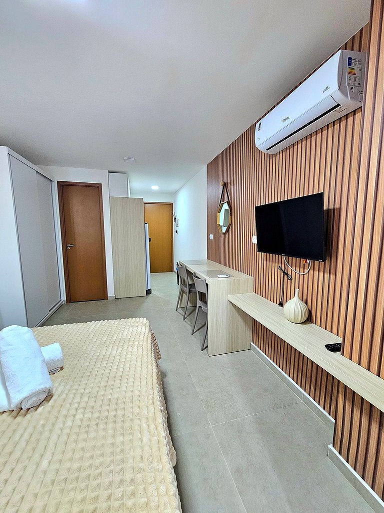 Moderno e Equipado no Cupe com Piscina Privativa