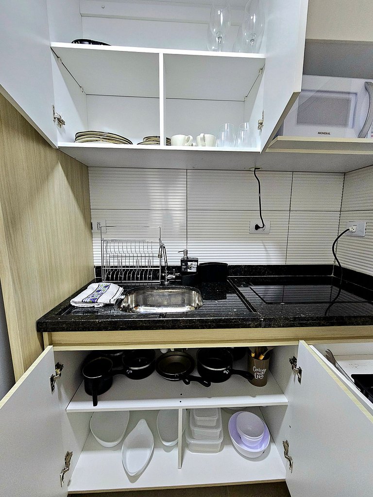 Moderno e Equipado no Cupe com Piscina Privativa
