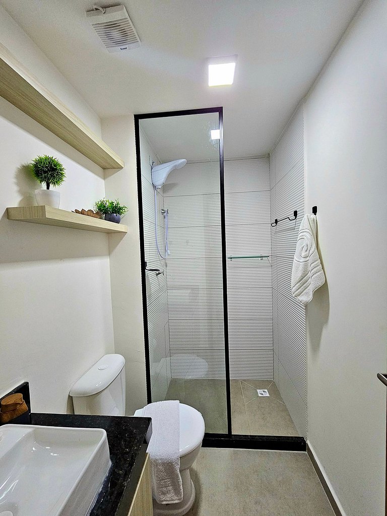 Moderno e Equipado no Cupe com Piscina Privativa