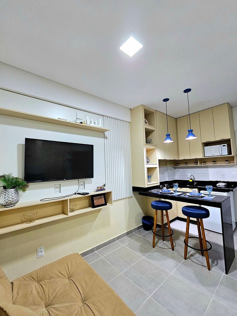 Incrível e equipado Studio no Beach Porto (Centro)