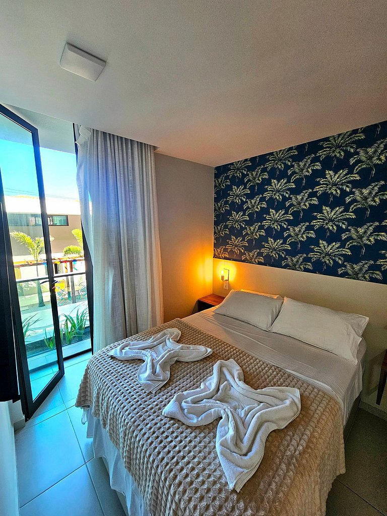 Sunny Hall Luxo, vista interna, Porto de Galinhas