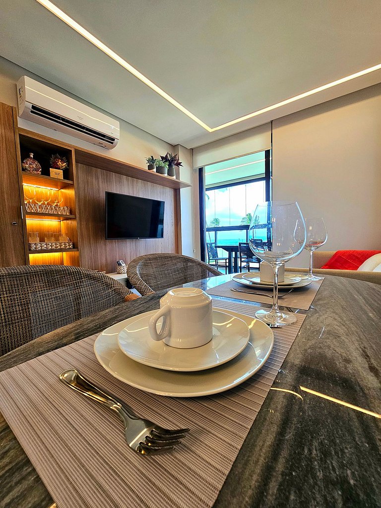 Luxo e incrível Vista em Muro Alto no Cais Eco 108