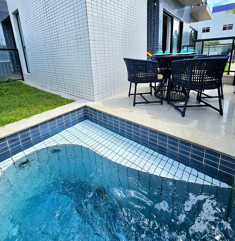 A melhor Piscina privativa do Centrinho de Porto
