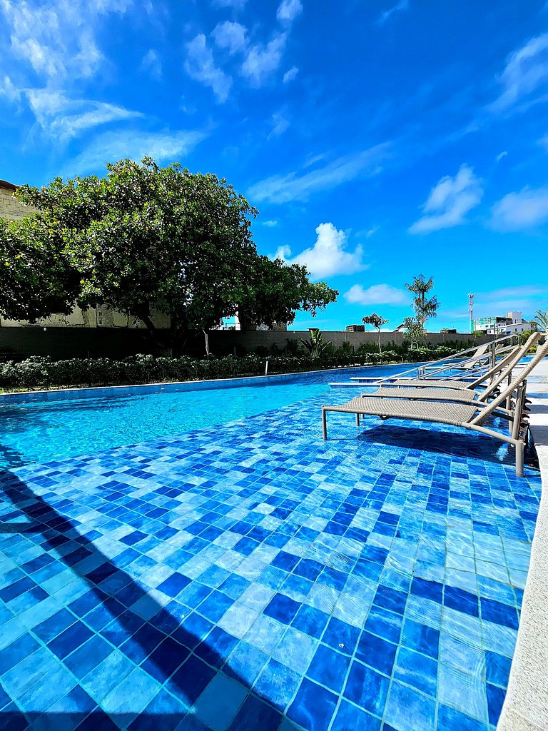 2 Quartos Luxo no Beach Class Summer #101F
