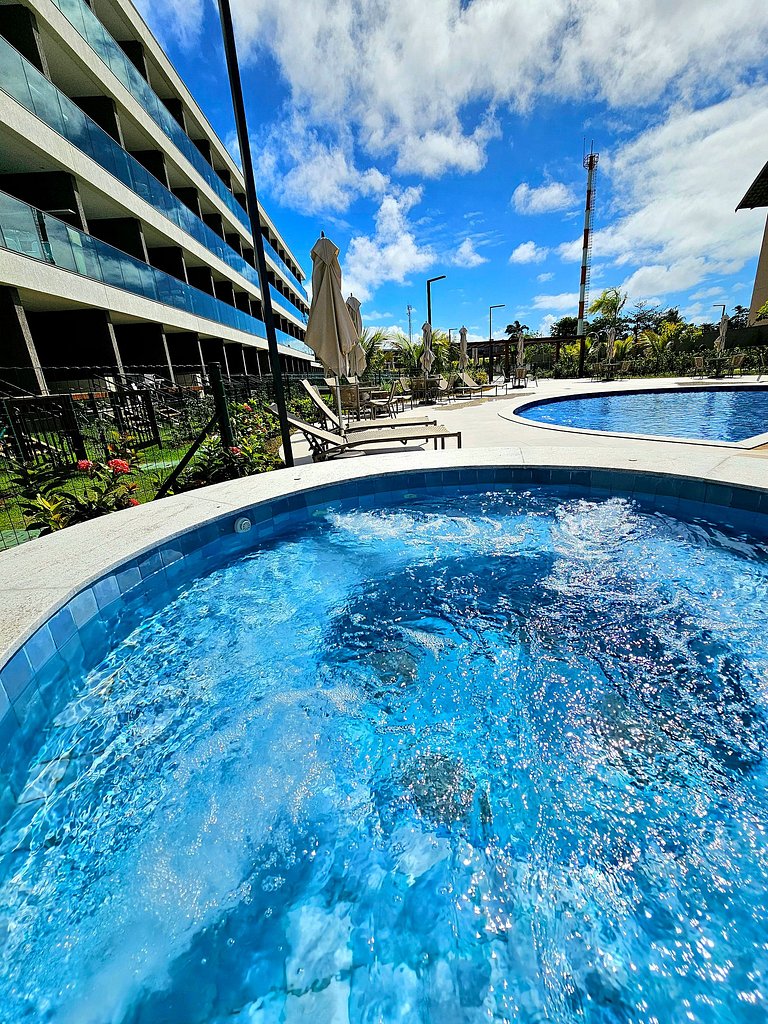 2 Quartos Luxo no Beach Class Summer #101F