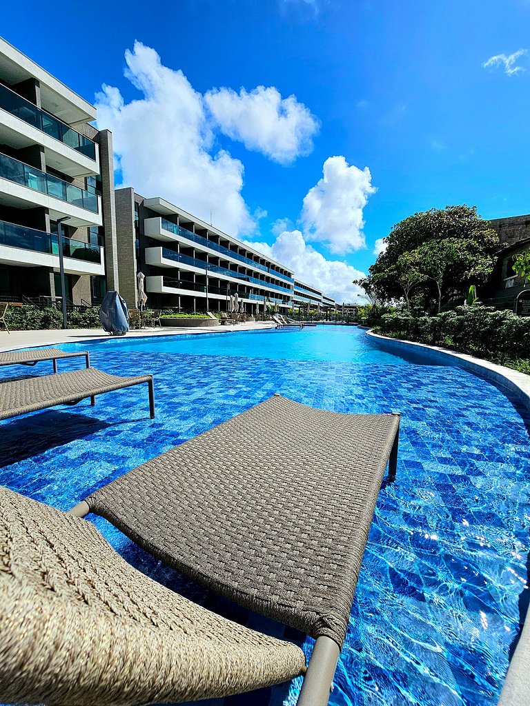 2 Quartos Luxo no Beach Class Summer #101F