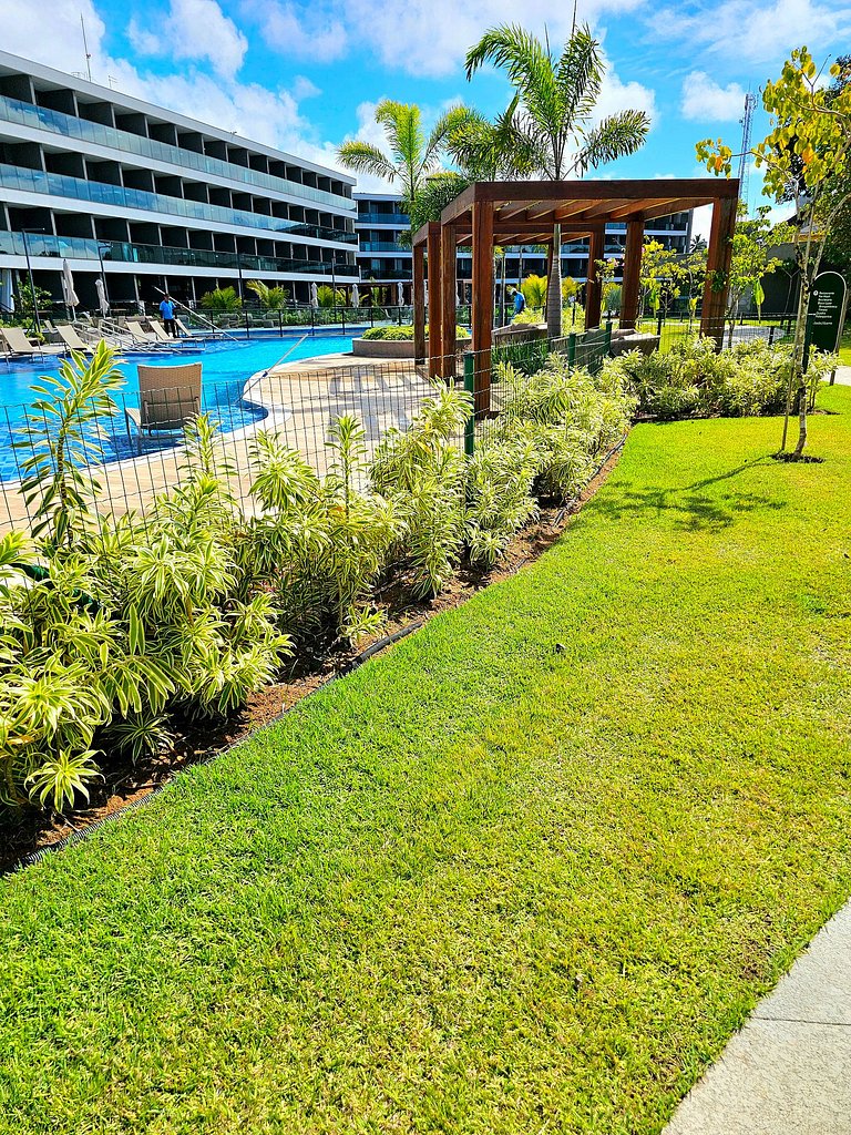 Estiloso e equipado com varanda gourmet no Summer