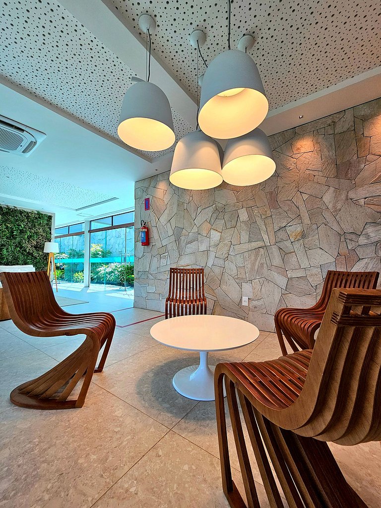 2 Quartos Luxo no Beach Class Summer #101F