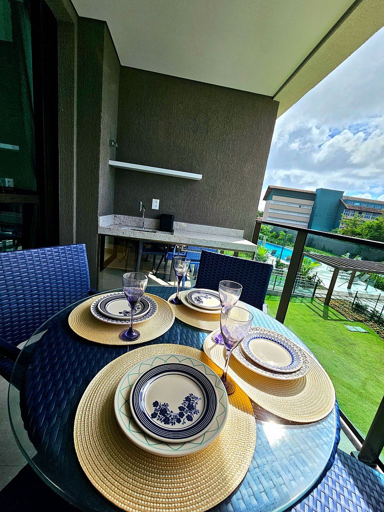 Estilo e conforto com varanda gourmet no Summer