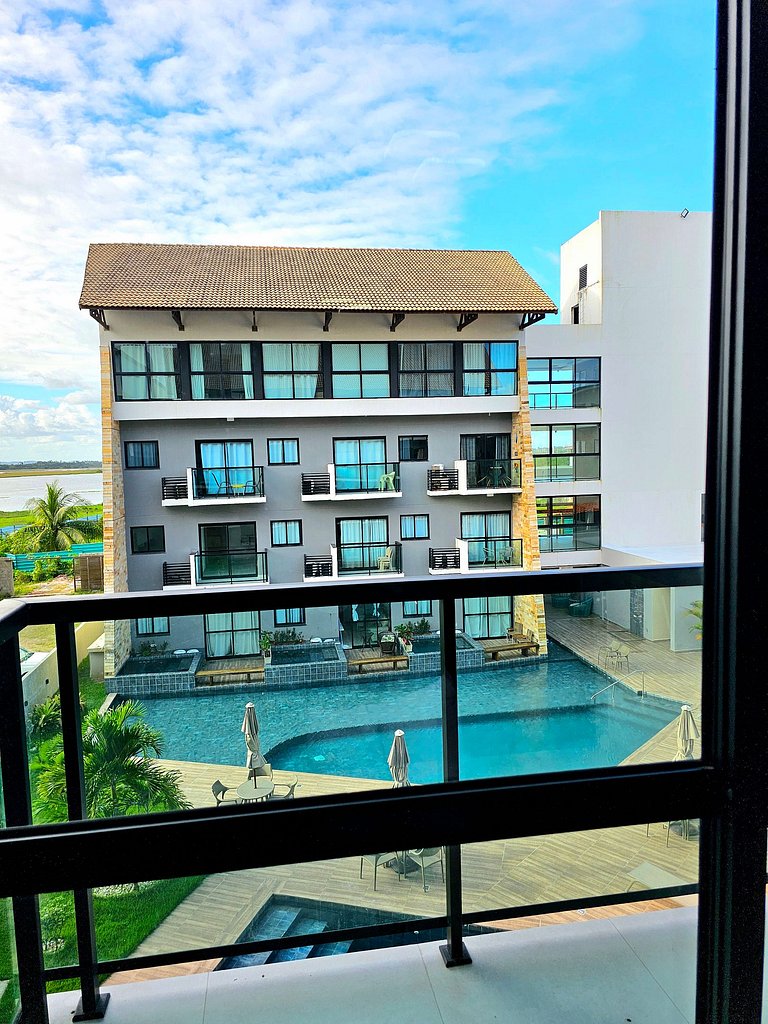 Luxo e conforto no Bela vista com vista piscina.