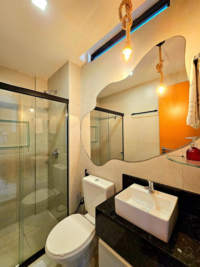 Estilo e conforto no Bela vista com vista piscina.