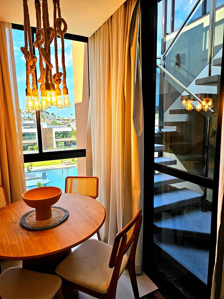 Rooftop Luxo com piscina em Muro Alto no Cais Eco