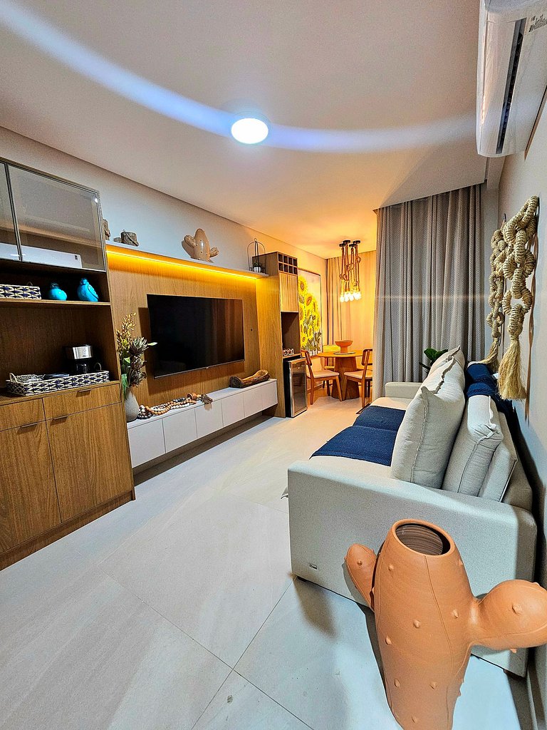 Rooftop Luxo com piscina em Muro Alto no Cais Eco