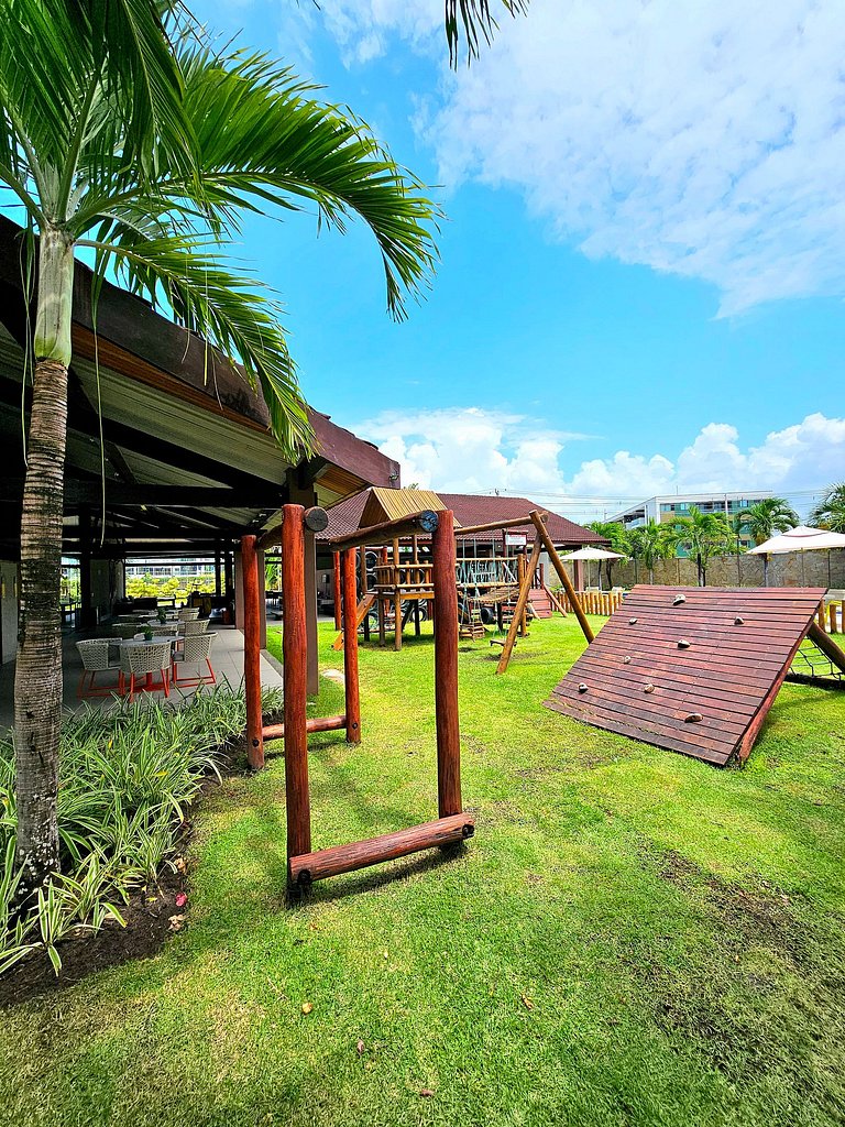 Aconchegante e equipado no Oka Beira-mar Muro Alto