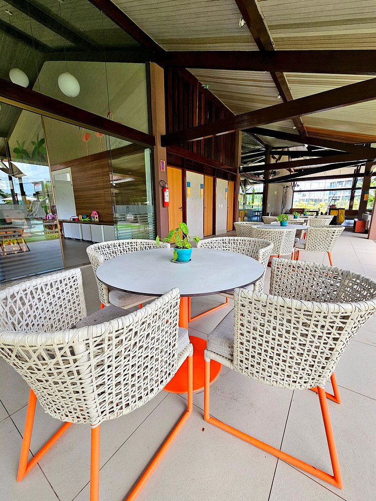 Aconchegante e equipado no Oka Beira-mar Muro Alto