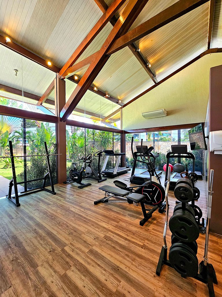 Aconchegante e equipado no Oka Beira-mar Muro Alto