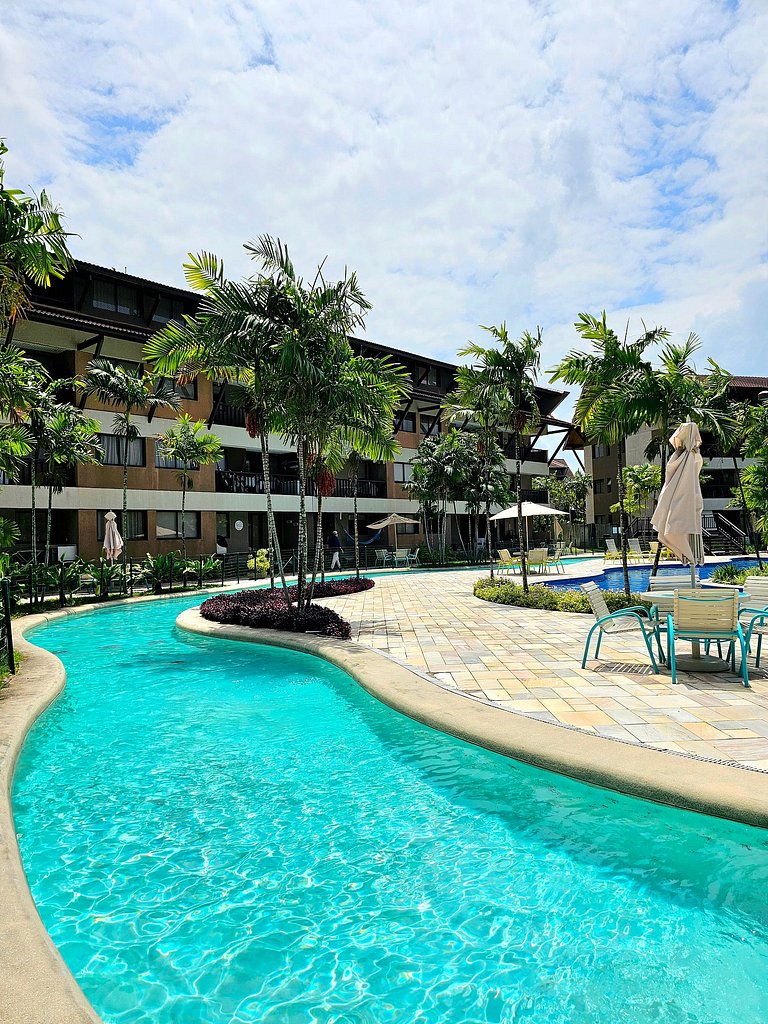 Aconchegante e equipado no Oka Beira-mar Muro Alto