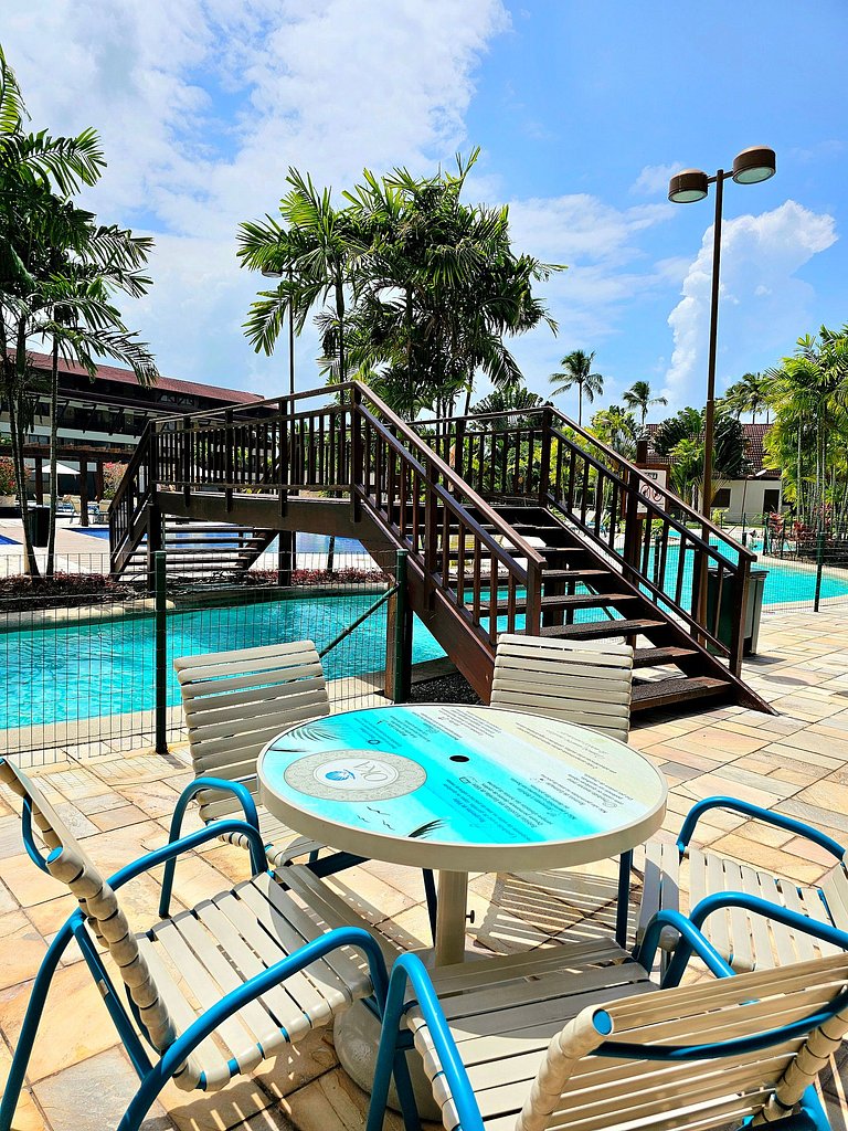 Aconchegante e equipado no Oka Beira-mar Muro Alto