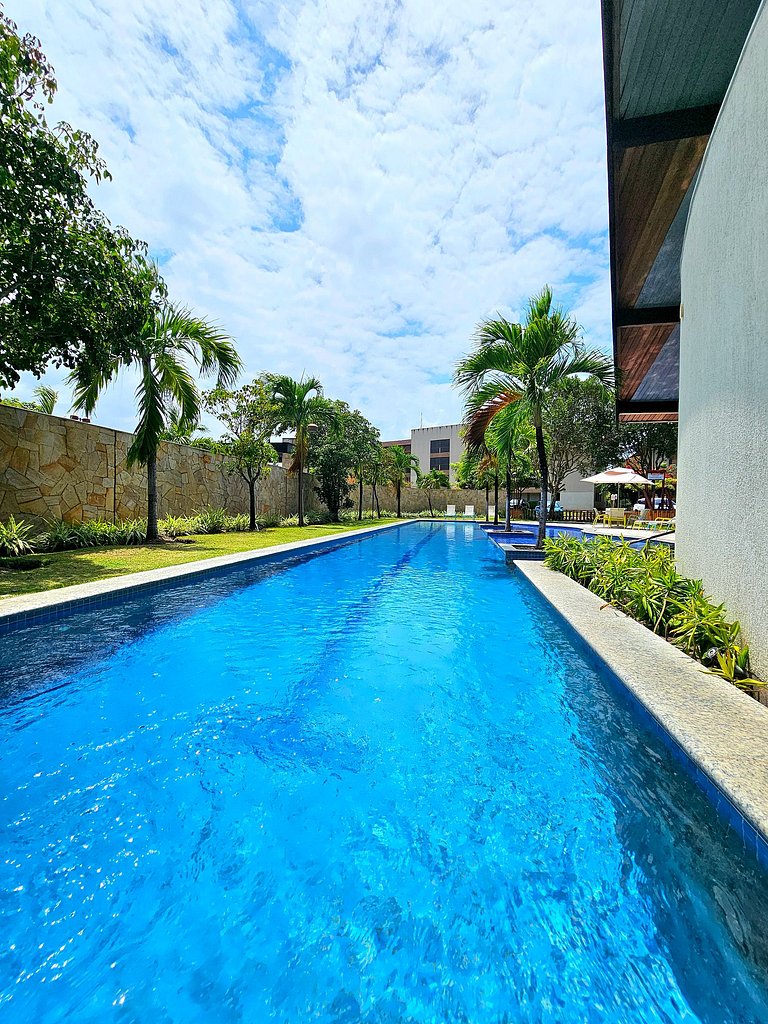 Luxuoso e Equipado no Oka Beira-mar Muro Alto