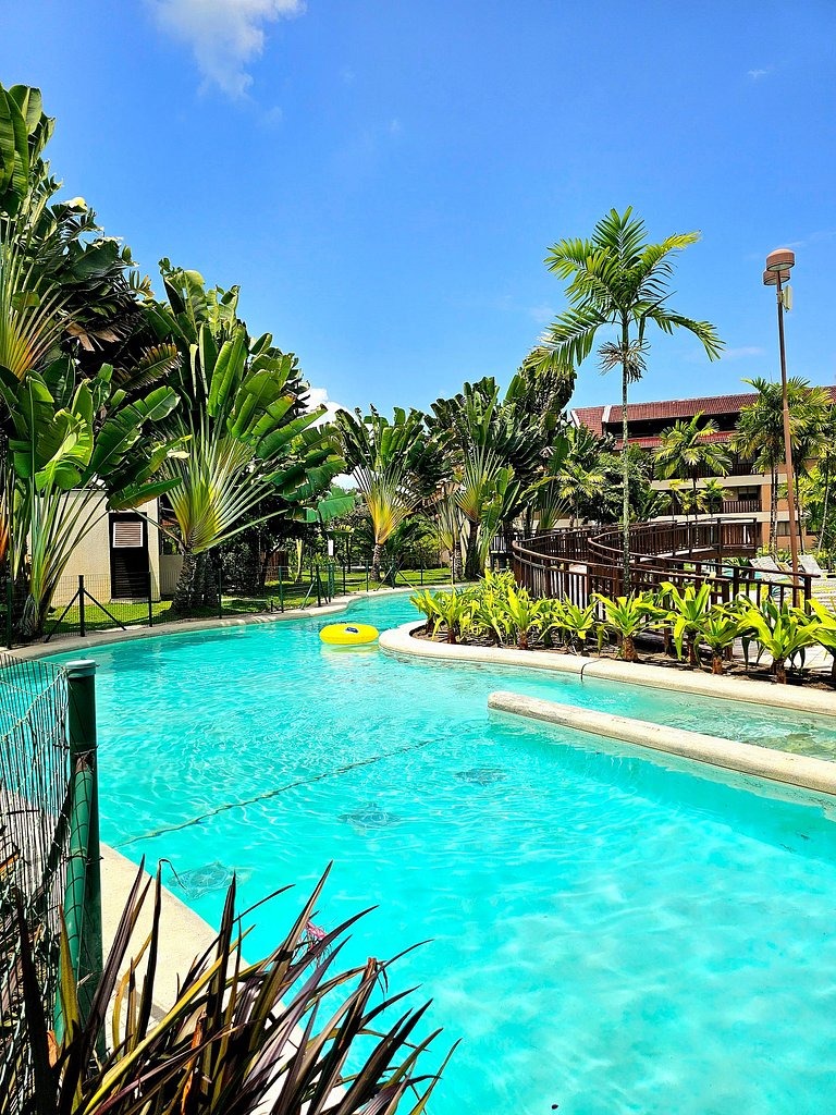 Aconchegante e equipado no Oka Beira-mar Muro Alto