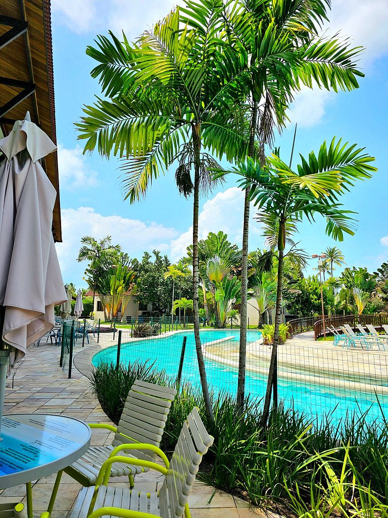Aconchegante e equipado no Oka Beira-mar Muro Alto