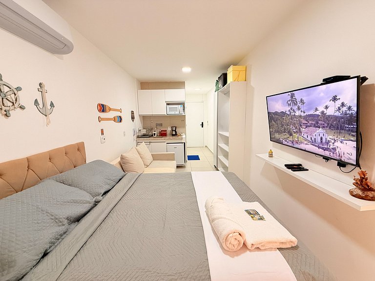 Aconchegante Studio na área nobre de Tamandaré