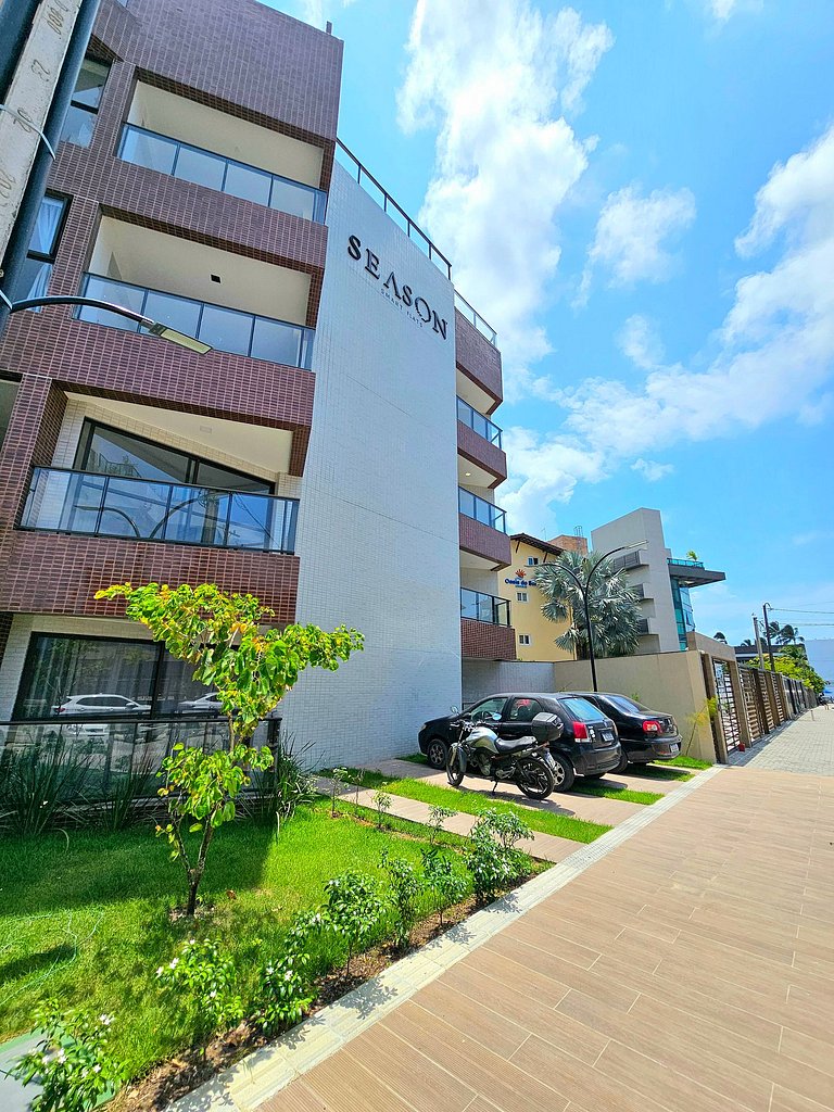 Luxuoso Studio com varanda no Centrinho de Porto