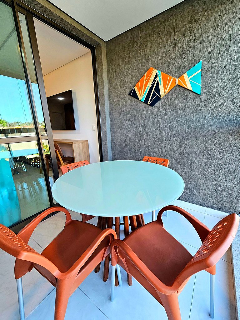 Sofisticado e equipado com varanda gourmet, Summer