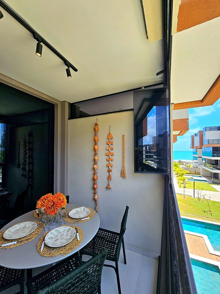 Luxo e Excelente Vista em Muro Alto no Cais Eco