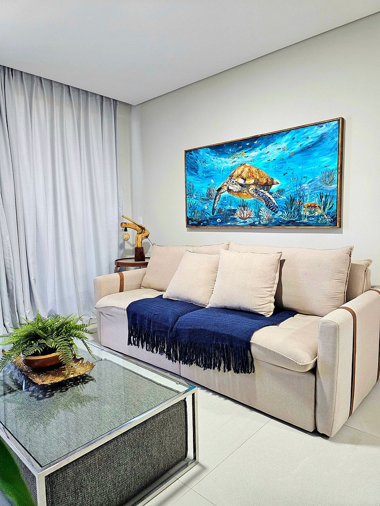 Luxo e incrível Vista Mar de Muro Alto no Cais Eco