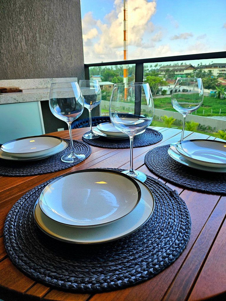 Exclusividade com varanda gourmet no Summer #311