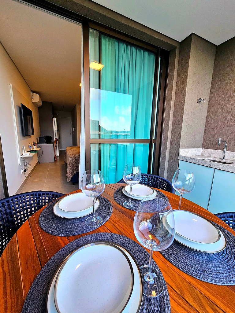 Exclusividade com varanda gourmet no Summer #311