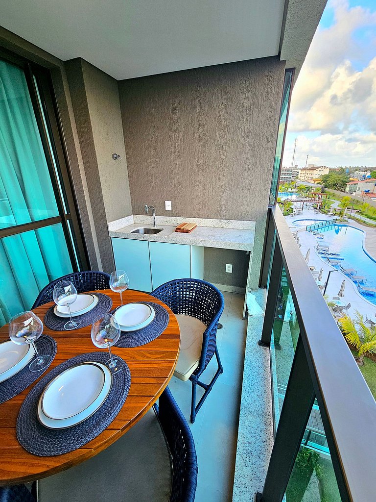 Exclusividade com varanda gourmet no Summer #311