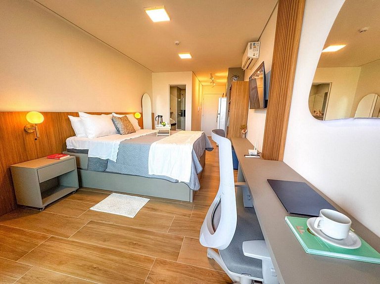 Exclusividade com varanda gourmet no Summer #107A