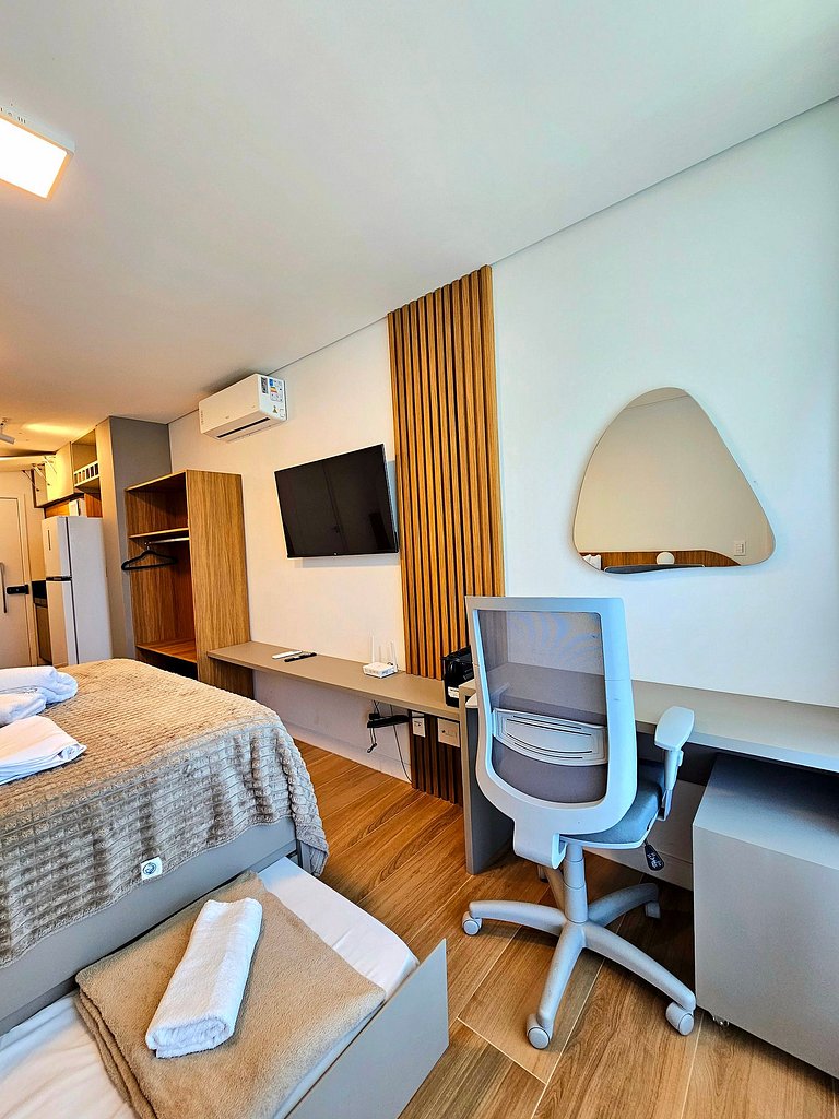 Exclusividade com varanda gourmet no Summer #107A