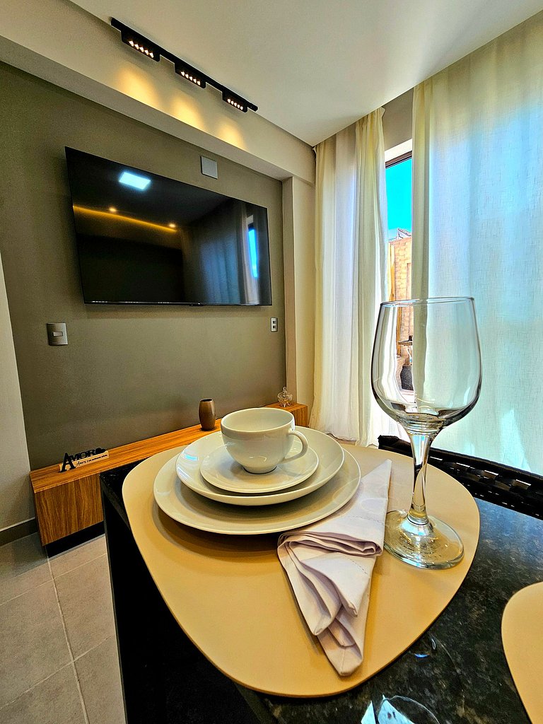 Luxoso 1 quarto, piscina privativa Centro de Porto