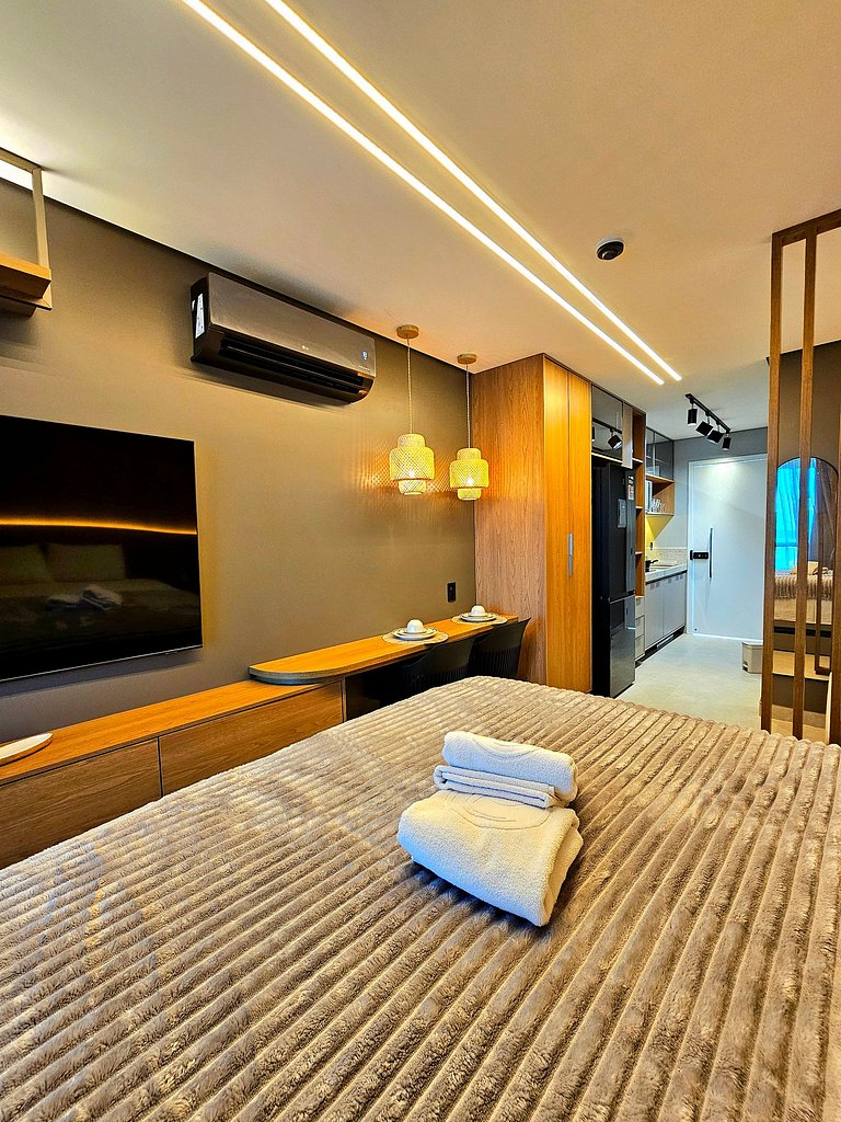 Luxo com varanda gourmet no BC Summer #302A