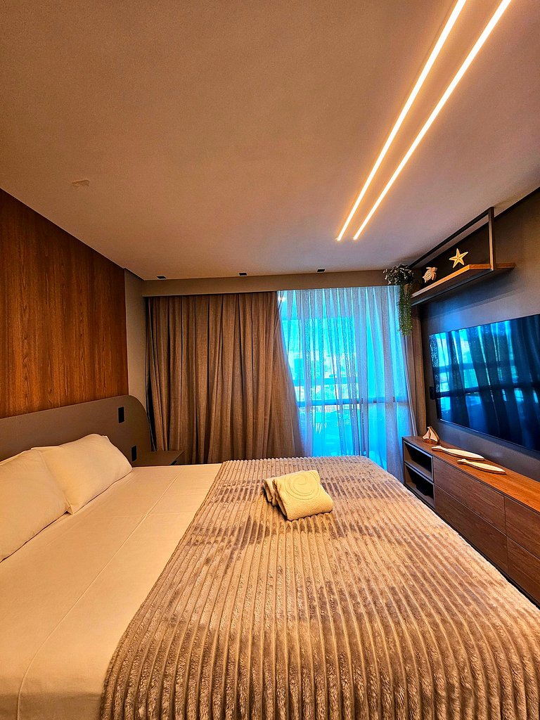 Luxo com varanda gourmet no BC Summer #302A