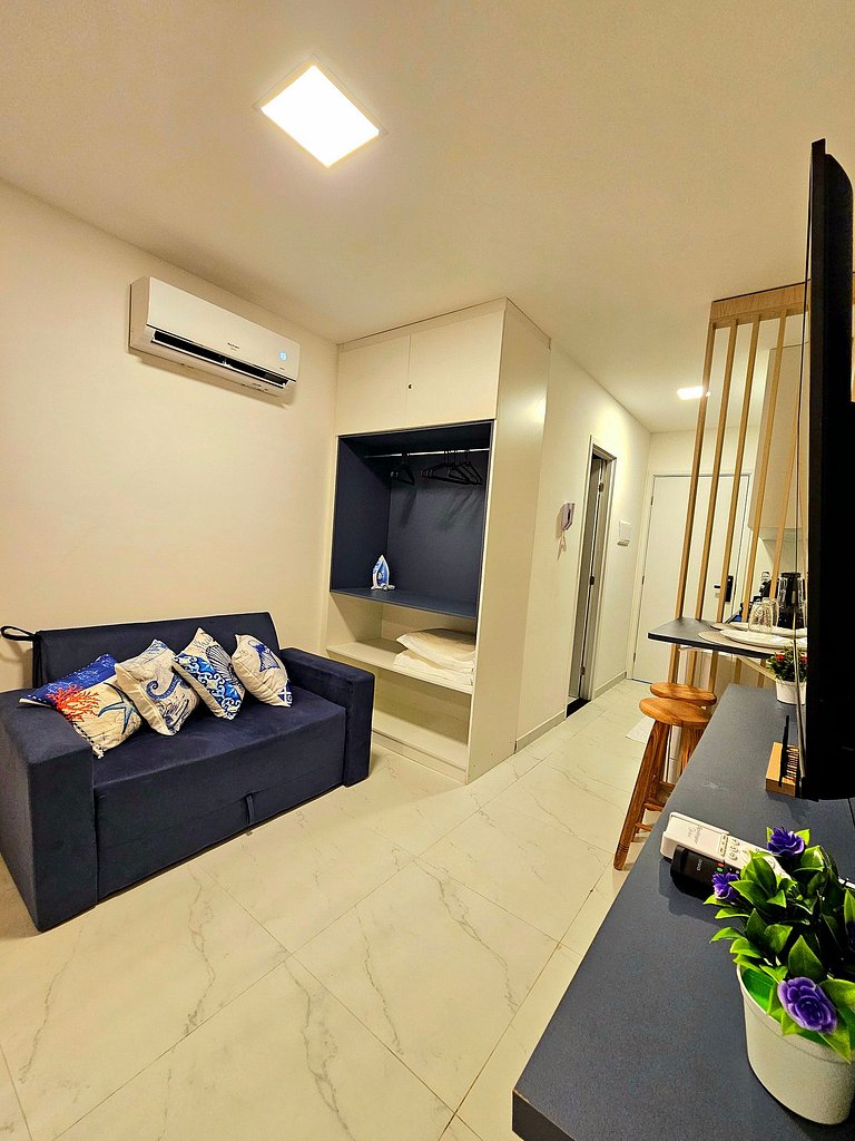 Moderno e equipado no Centro de Porto de Galinhas.